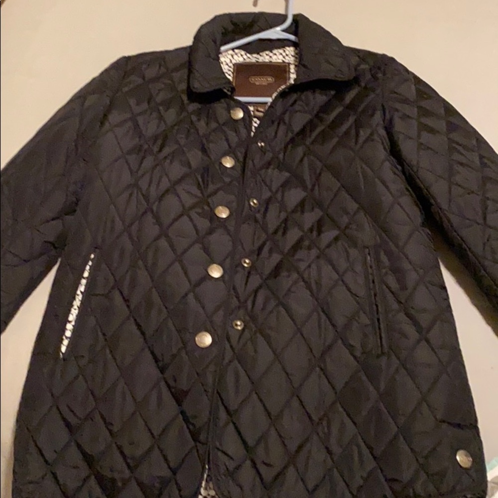 Really nice black Coach jacket
